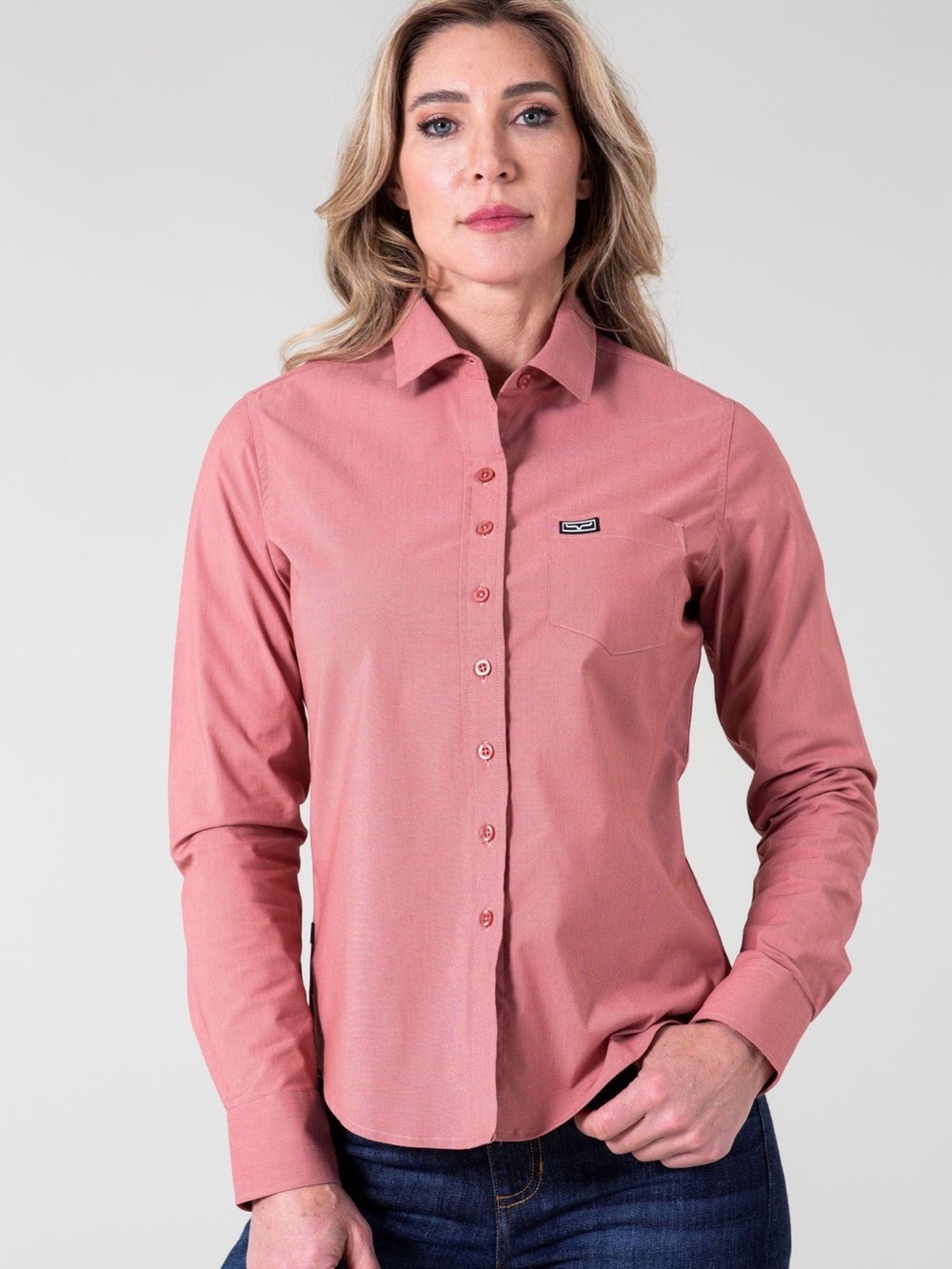 Kimes Ranch Ladies Linville Top in Red